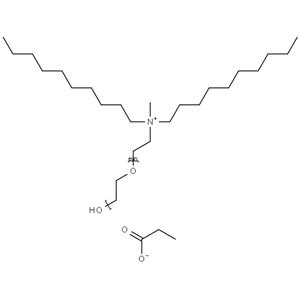 Didecylmethylpoly(oxethyl) Ammonium Propionate