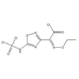 (Z)-5-[(Dichlorophosphinyl)aMino]-alpha-(ethoxyiMino)-1,2,4-thiadiazol-3-acetyl chloride  or  (alphaZ)-5-[(Dichlorophosphinyl)aMino]-alpha-(ethoxyiMino)-1,2,4-thiadiazol-3-acetyl chloride