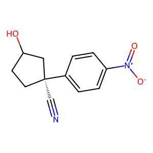 (1R)-3-hydroxy-1-(4-nitrophenyl)cyclopentane-1-carbonitrile