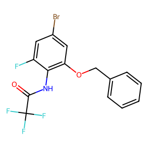 N-(2-(benzyloxy)-4-bromo-6-fluorophenyl)-2,2,2-trifluoroacetamide