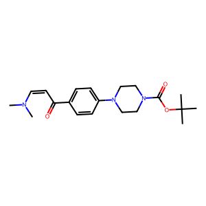 tert-butyl 4-(4-[(2Z)-3-(dimethylamino)prop-2-enoyl]phenyl)piperazine-1-carboxylate