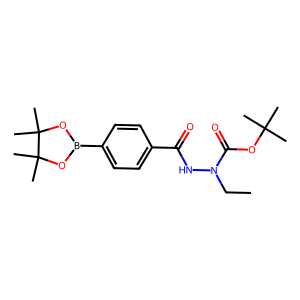 tert-butyl 1-ethyl-2-(4-(4,4,5,5-tetramethyl-1,3,2-dioxaborolan-2-yl)benzoyl)hydrazine-1-carboxylate