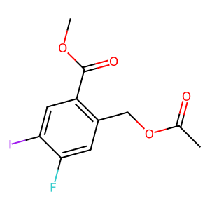 methyl 2-(acetoxymethyl)-4-fluoro-5-iodobenzoate