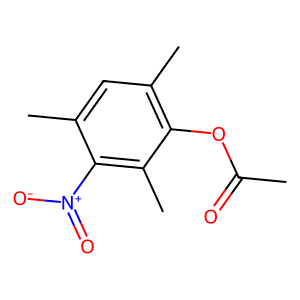 2,4,6-trimethyl-3-nitrophenyl acetate
