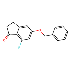 5-(benzyloxy)-7-fluoro-2,3-dihydro-1H-inden-1-one