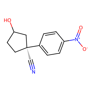 (1R)-3-hydroxy-1-(4-nitrophenyl)cyclopentane-1-carbonitrile