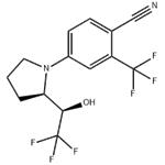 4-((R)-2-((R)-2,2,2-trifluoro-1-hydroxyethyl)pyrrolidin-1-yl)-2-trifluoroMethyl)benzonitrile(LGD-4033)