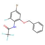 N-(2-(benzyloxy)-4-bromo-6-fluorophenyl)-2,2,2-trifluoroacetamide