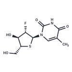 2'-Deoxy-2'-fluoro-5-methyl-4'-thio-a-D-arabinouridine