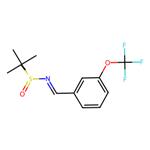 (S,E)-2-methyl-N-(3-(trifluoromethoxy)benzylidene)propane-2-sulfinamide