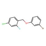 1-[(3-bromophenoxy)methyl]-4-chloro-2-fluorobenzene