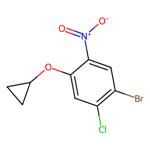 1-bromo-2-chloro-4-cyclopropoxy-5-nitrobenzene