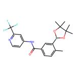 4-methyl-3-(4,4,5,5-tetramethyl-1,3,2-dioxaborolan-2-yl)-N-(2-(trifluoromethyl)pyridin-4-yl)benzamide