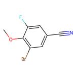 3-bromo-5-fluoro-4-methoxybenzonitrile