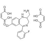 2-Aminomethyl-7-chloro-2,3-dihydro-5-(2-fluorophenyl)-1H-1,4-benzodiazepine dimaleate