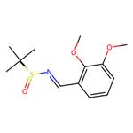 (S,E)-N-(2,3-dimethoxybenzylidene)-2-methylpropane-2-sulfinamide