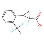 2-(2-(1,1-difluoroethyl)phenyl)-1-fluorocyclopropane-1-carboxylic acid