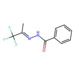 (E)-N'-(1,1,1-trifluoropropan-2-ylidene)benzohydrazide