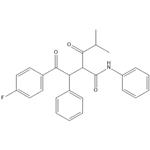 2-[2-(4-Fluorophenyl)-2-oxo-1-phenylethyl]-4-methyl-3-oxo-N-phenylpentanamide