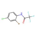 N-(2-bromo-4-chlorophenyl)-2,2,2-trifluoroacetamide