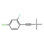 ((4-chloro-2-fluorophenyl)ethynyl)trimethylsilane