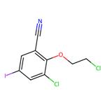 3-chloro-2-(2-chloroethoxy)-5-iodobenzonitrile