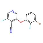 3-(3-bromo-2-fluorophenoxy)-5-fluoroisonicotinonitrile
