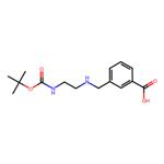 3-(((2-((tert-butoxycarbonyl)amino)ethyl)amino)methyl)benzoic acid
