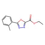 ethyl 5-(2-methylphenyl)-1,3,4-oxadiazole-2-carboxylate