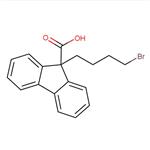 9H-Fluorene-9-carboxylic acid, 9-(4-bromobutyl)-