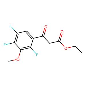 ethyl 3-oxo-3-(2,4,5-trifluoro-3-methoxyphenyl)propanoate