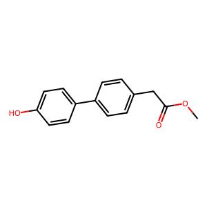 methyl 2-(4-(4-hydroxyphenyl)phenyl)acetate
