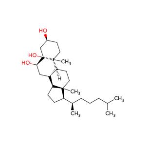 3β,5α,6β-Trihydroxycholestane