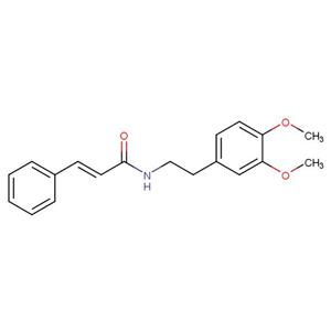 2-Propenamide, N-[2-(3,4-dimethoxyphenyl)ethyl]-3-phenyl-, (2E)-
