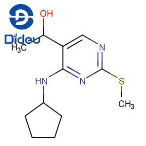 1-(4-CYCLOPENTYLAMINO-2-METHYLSULFANYL-PYRIMIDIN-5-YL)-ETHANOL