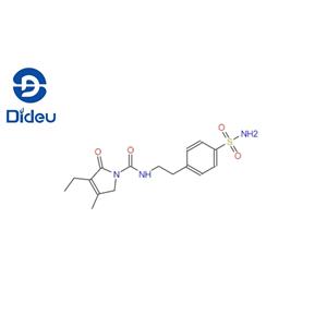 4-[2-[(3-Ethyl-4-methyl-2-oxo-3-pyrrolin-1-yl)carboxamido]ethyl]benzenesulfonamide