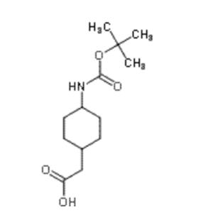 Cyclohexaneacetic acid, 4-[[(1,1-dimethylethoxy)carbonyl]amino]- (9CI)