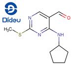 4-(cyclopentylaMino)-2-(Methylthio)pyriMidine-5-carbaldehyde