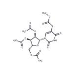 2',3',5'-Tri-O-acetyl-5-methoxycarbonylmethyl-2-thiouridine