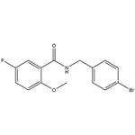 N-[(4-bromophenyl)methyl]-5-fluoro-2-methoxybenzamide