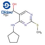 1-(4-CYCLOPENTYLAMINO-2-METHYLSULFANYL-PYRIMIDIN-5-YL)-ETHANOL