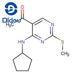 1-(4-CYCLOPENTYLAMINO-2-METHYLSULFANYL-PYRIMIDIN-5-YL)-ETHANONE
