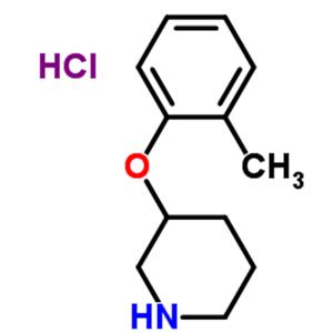 3-(2-Methylphenoxy)piperidine hydrochloride (1:1)