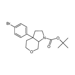 tert-butyl 3a-(4-bromophenyl)hexahydropyrano[3,4-b]pyrrole-1(2H)-carboxylate