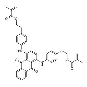 2-[4-[[4-[4-[2-(2-methylprop-2-enoyloxy)ethyl]anilino]-9,10-dioxoanthracen-1-yl]amino]phenyl]ethyl 2-methylprop-2-enoate
