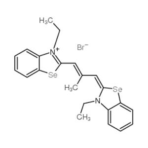 3-ethyl-2-[3-(3-ethyl-3H-benzoselenazol-2-ylidene)-2-methylprop-1-enyl]benzoselenazolium bromide
