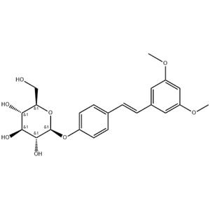 β-D-Glucopyranoside, 4-[(1E)-2-(3,5-dimethoxyphenyl)ethenyl]phenyl