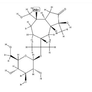 (1S,3aβ,8aα)-1-Methyl-1α,4α-dihydroxy-4-(hydroxymethyl)-7β-[1-methyl-1-(β-D-glucopyranosyloxy)ethyl]decahydroazulene-2-one