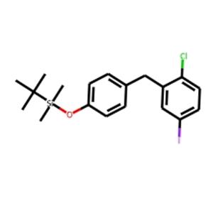 (4-(2-Chloro-5-iodobenzyl)phenyloxy)tert-butyldimethylsilane
