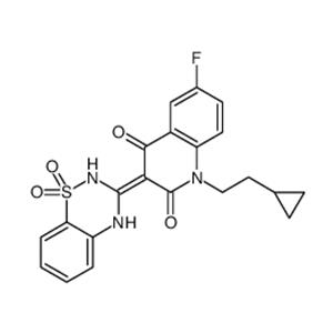 1-(2-cyclopropylethyl)-3-(1,1-dioxido-2H-1,2,4-benzothiadiazin-3-yl)